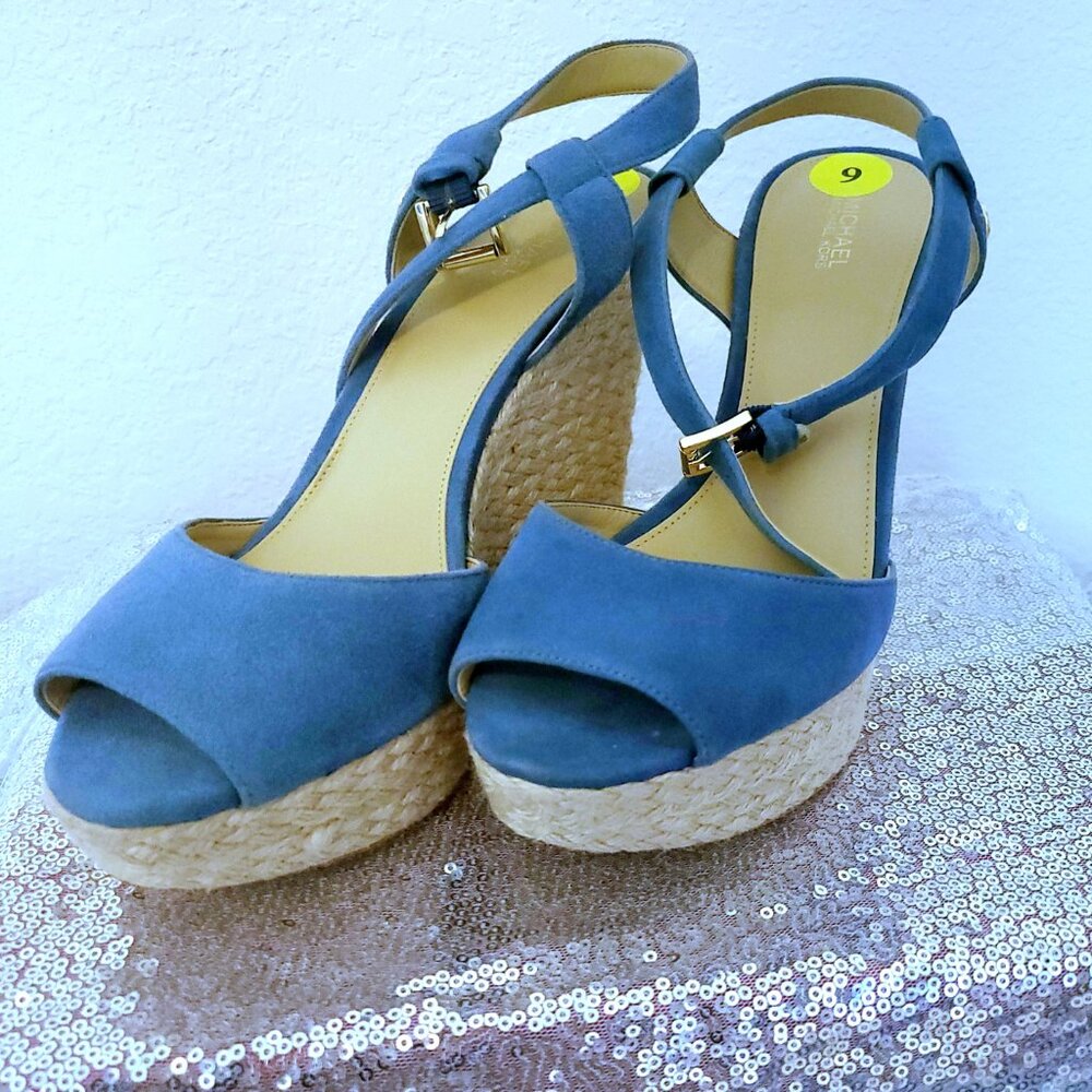 Michael Kors Suede Wedges